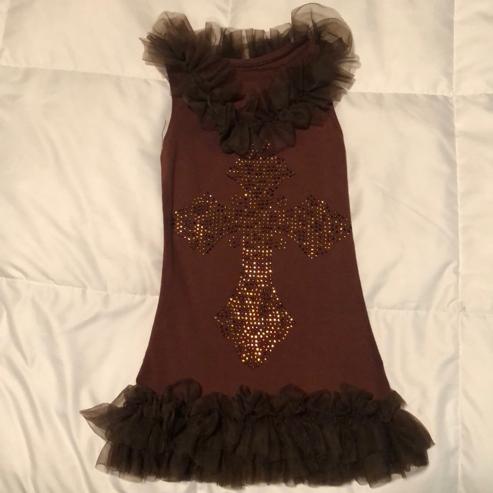 Boutique Brown Cross Dress